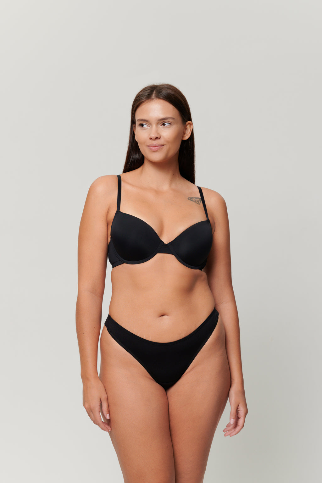 Smooth Thong Black