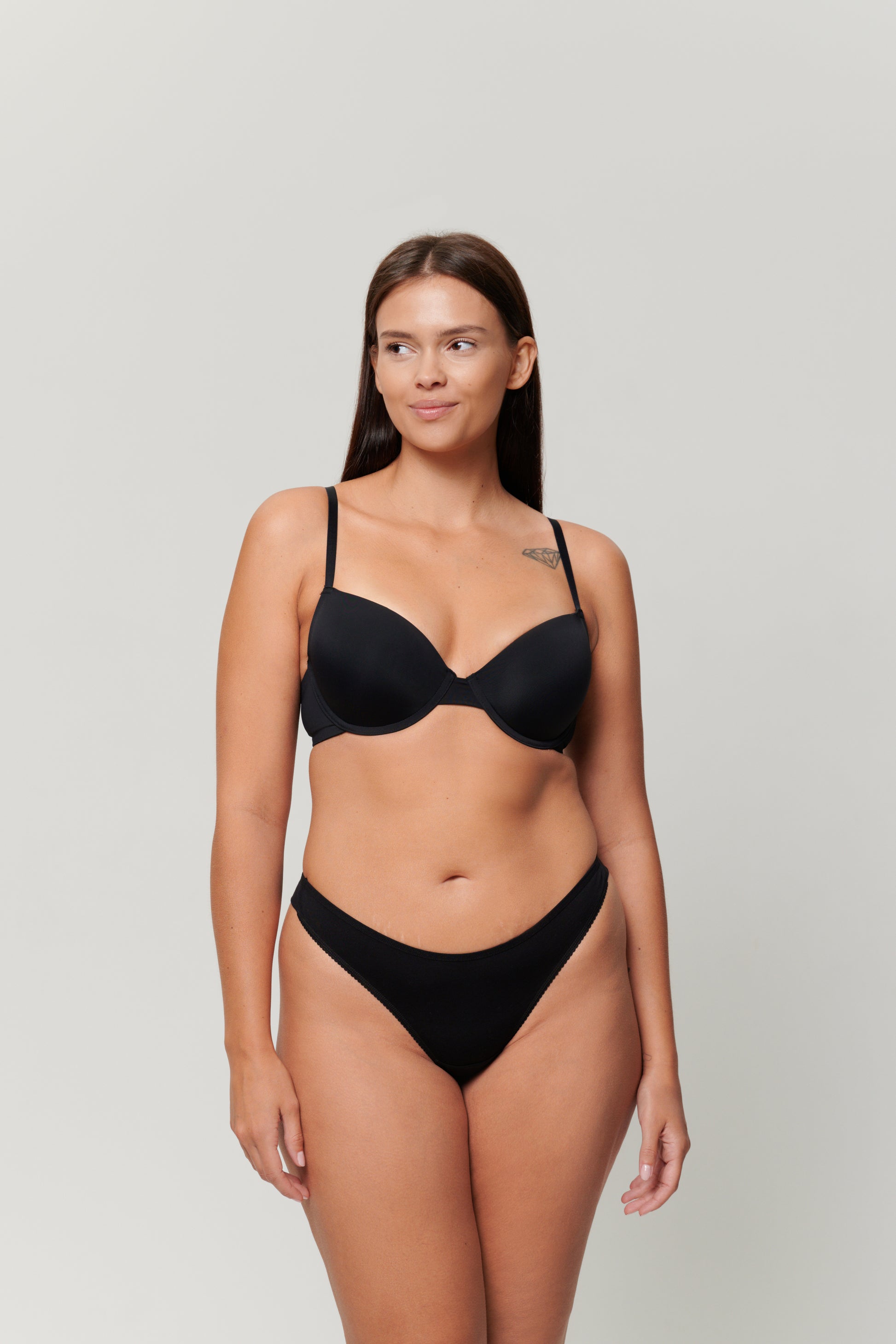 Smooth Thong Black