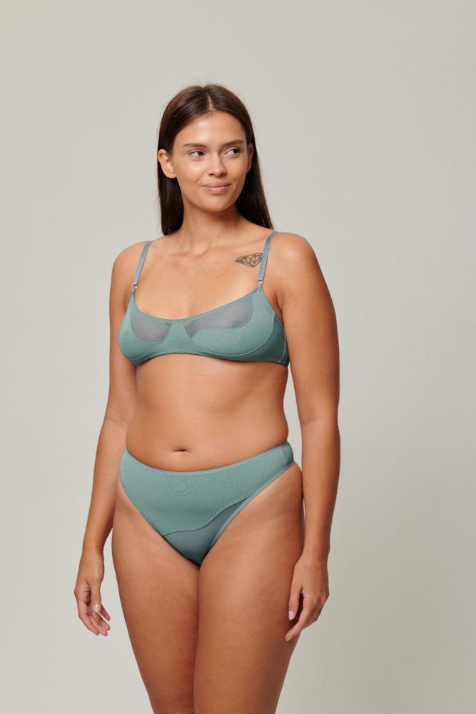 Mesh Soft Bra Earthy