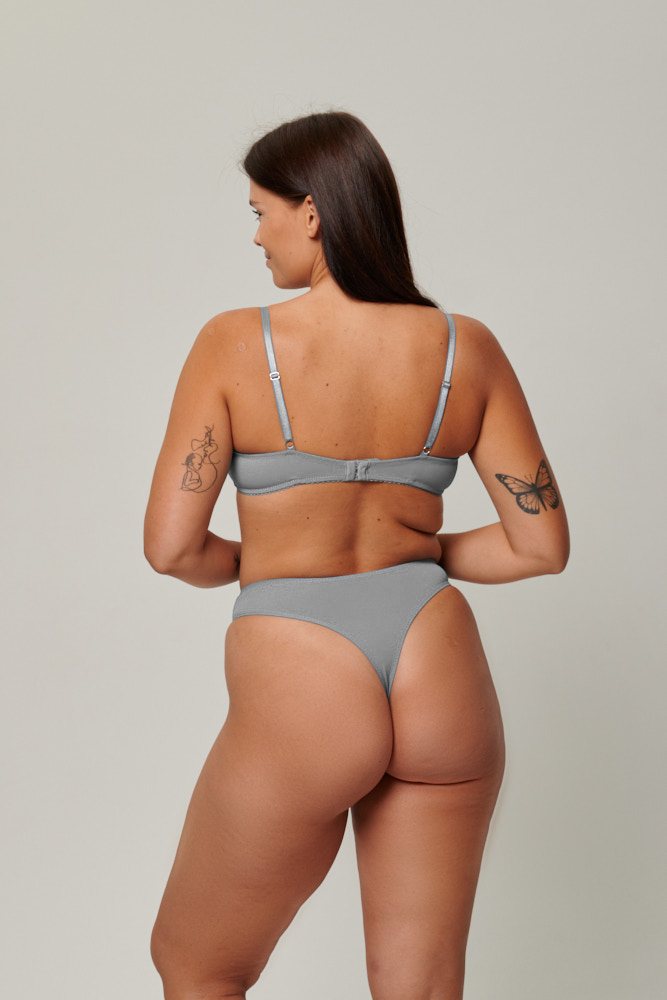 Mesh Bikini Grey
