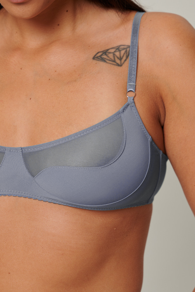 Mesh Soft Bra Moonstone