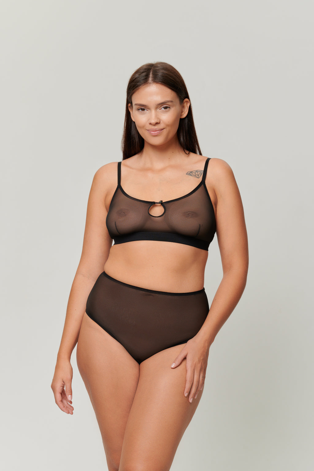 Mesh Brief Black