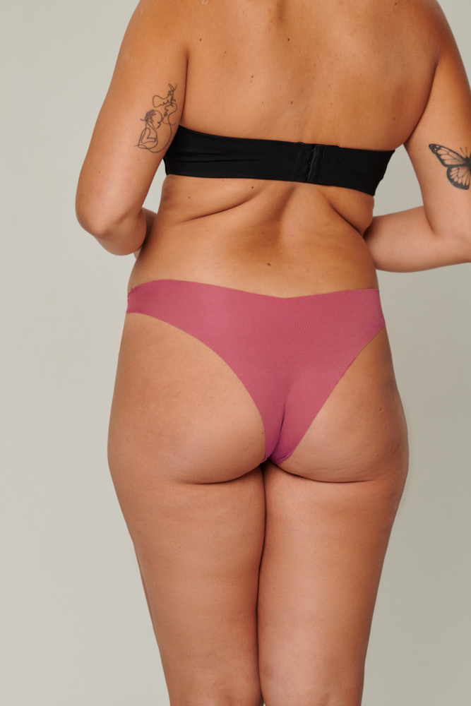 Microfiber Invisible Thong Pink