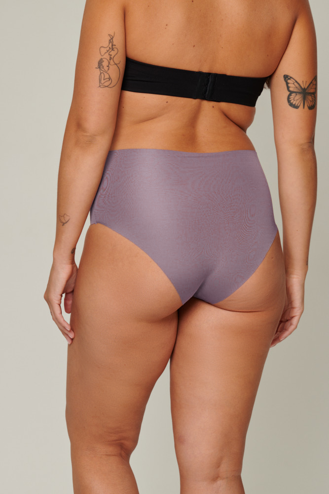 Microfiber High Rise Brief Lavender