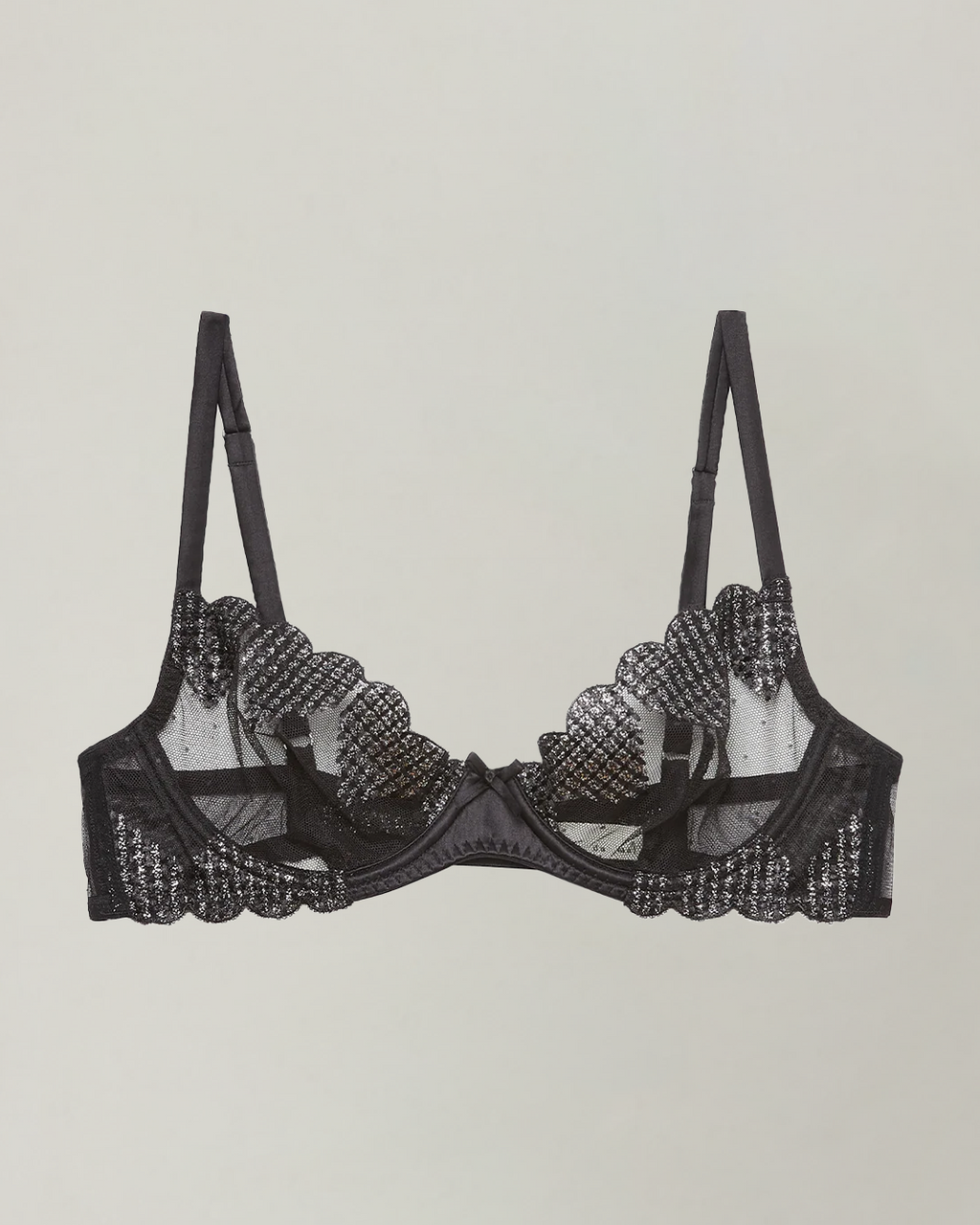 Amour Embroidered Demi Bra